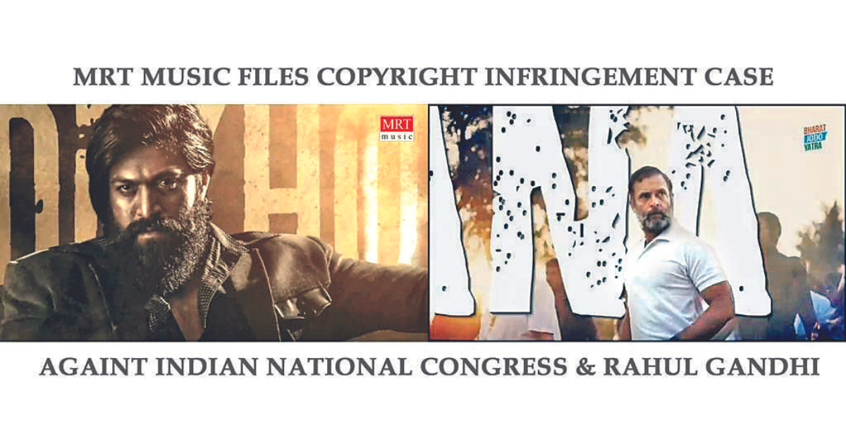 MRT Music files a case against INC for copyright infringement